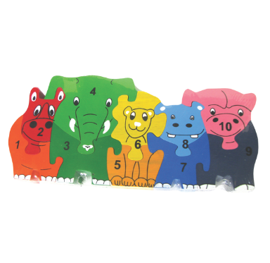 Big Five Rubber Wood Puzzle