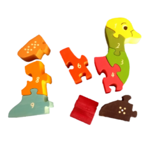 Duck Puzzle Number n Dots