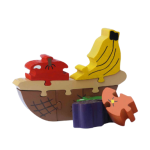 Hippo Baby Rattle (3) Fruit Basket Puzzle