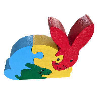 Rabbit with Baby Puzzle