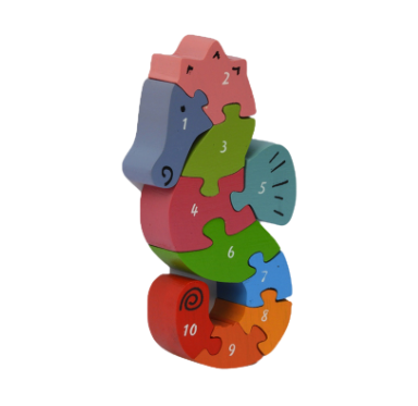 Sea Dragon Puzzle Numbers and Dots