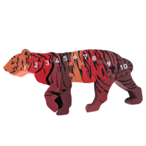 tiger jigsaw puzzle (2) Wooden Tiger Jigsaw Puzzle