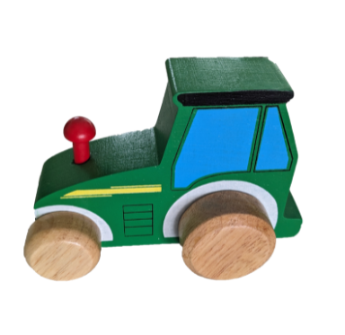 Wooden Tractor Push Along