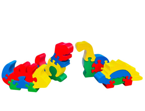 Dino Set of 4 – Wooden Educational Toy for Curious Explorers!
