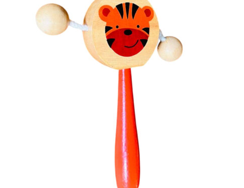 Tiger Baby Rattle – Safe, Fun & Eco-Friendly for Little Hands!