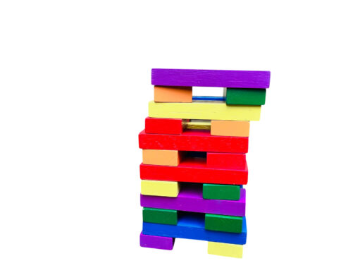 Stacking Tower Blocks – Classic Wooden Toy for Endless Fun & Learning!