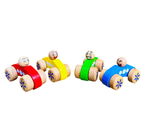 Funky Cars – Wooden Educational Toy for Little Drivers