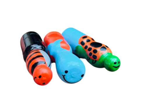 Wooden Whistle Toy – Set of 03 – Natural, Safe & Fun Musical Playtime
