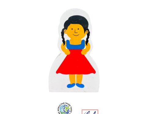 Wooden Educational Toy – Girl Pencil Sharpener | Sri Lanka
