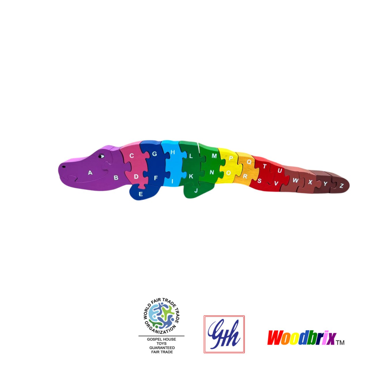 Crocodile Numbers & Alphabets – Fun & Educational Wooden Toy for Kids