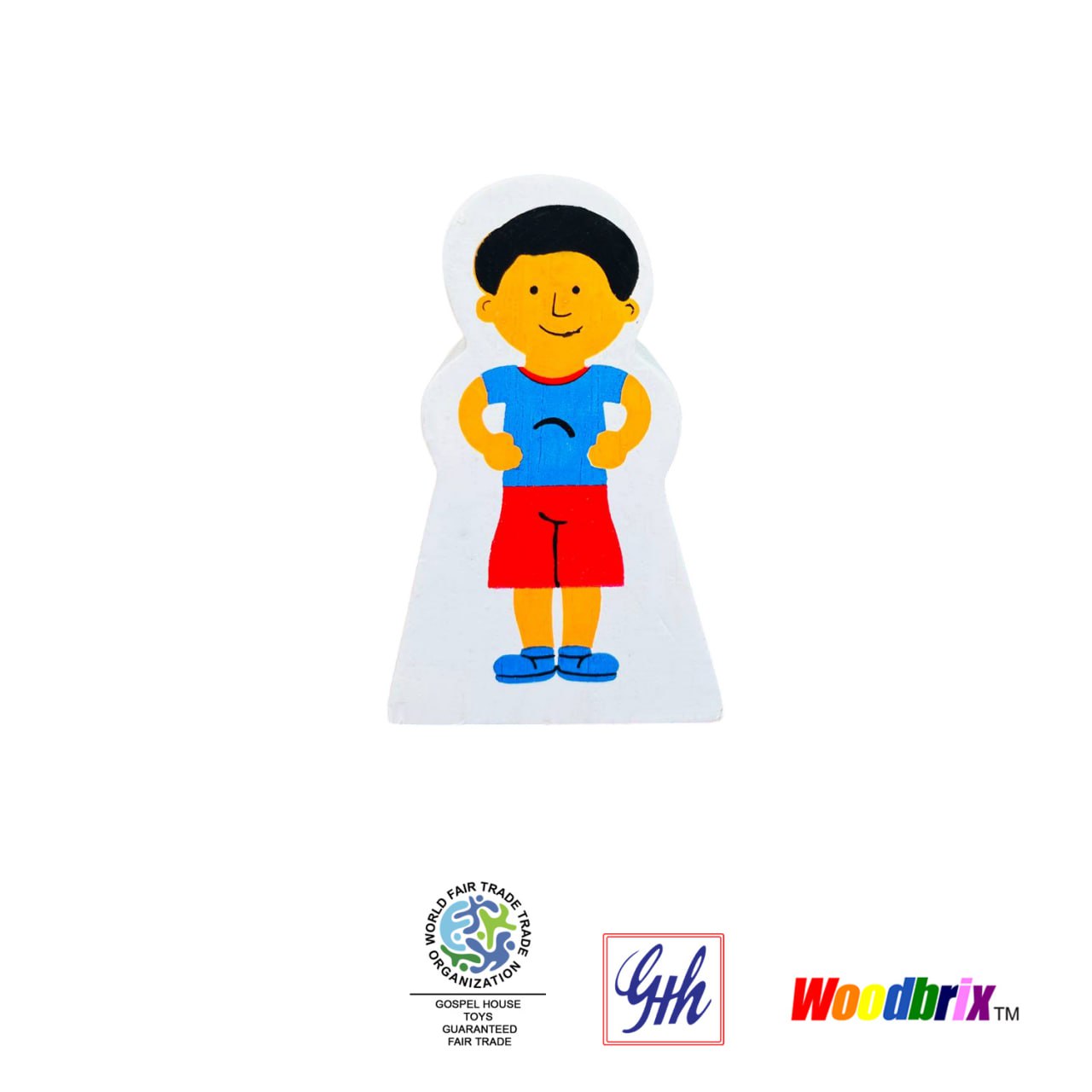 Boy Pencil Sharpener – Fun & Educational Wooden Toy for Kids