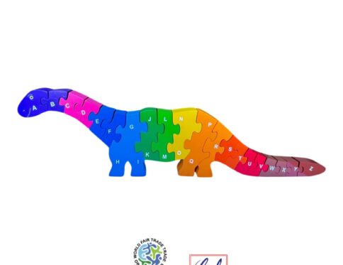 Apatosaurus Alphabet & Numbers Puzzle